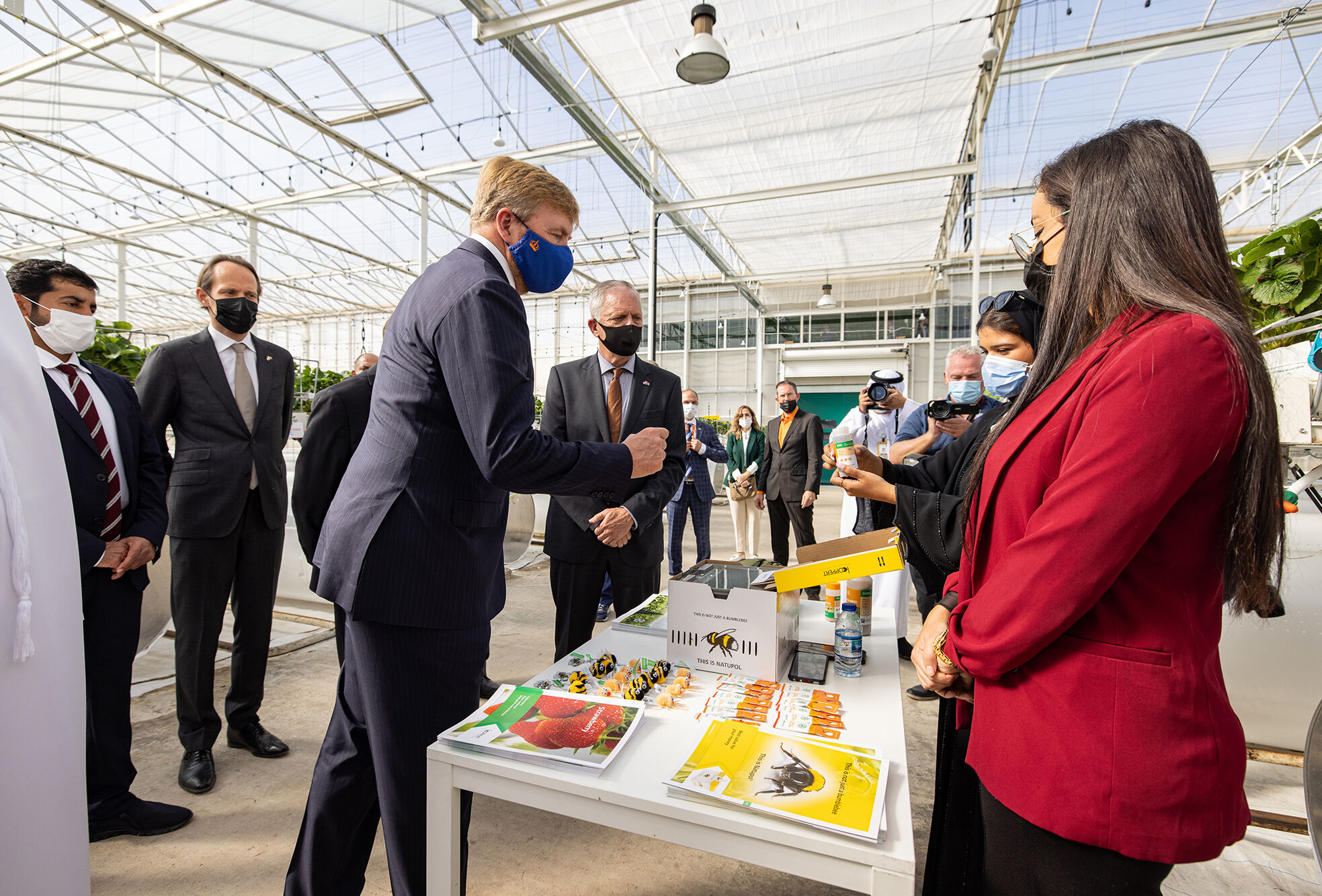 Koppert ontmoet koning Willem-Alexander in de VAE