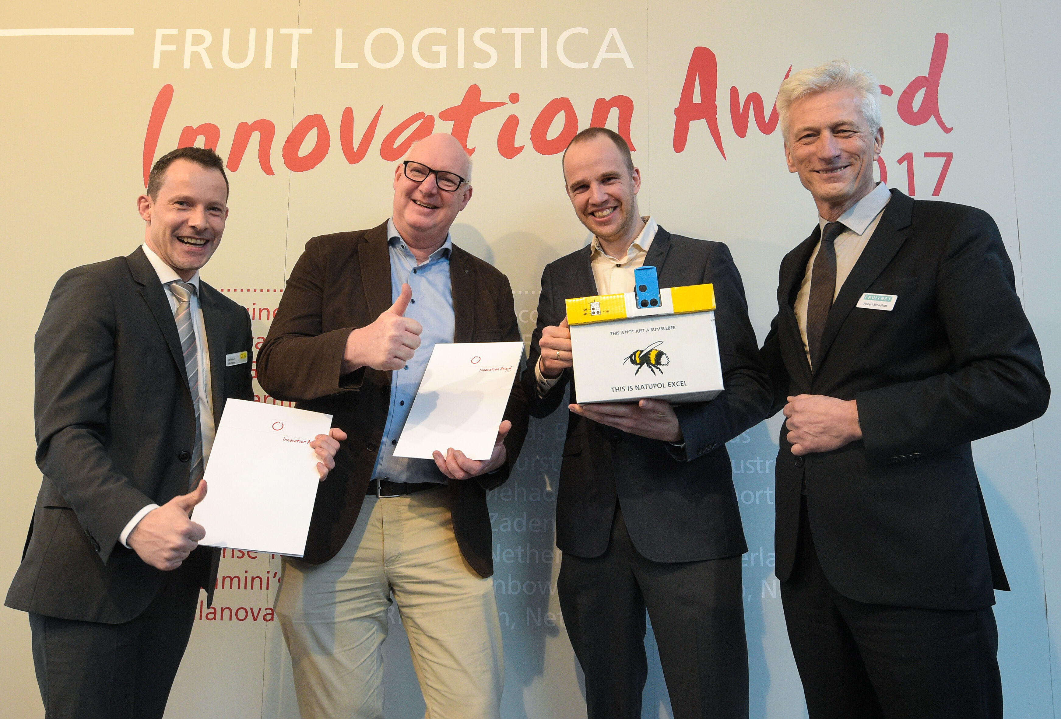 Derde prijs voor Natupol Excel Beevision bij de FRUIT LOGISTICA Innovation Award 2017