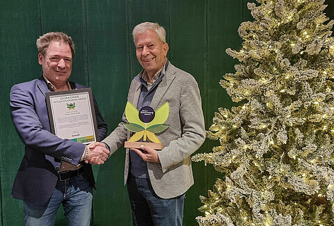 Willem Ravensberg ontvangt Artemis Award