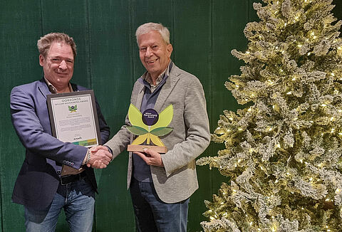 Willem Ravensberg ontvangt Artemis Award