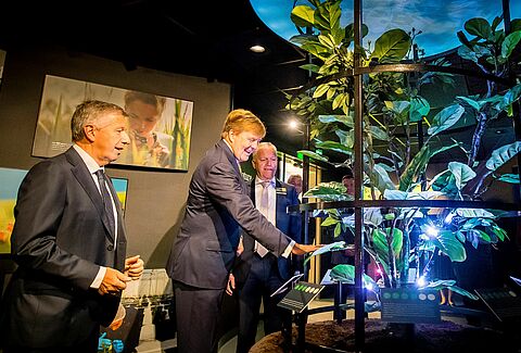 Koning op bezoek bij jubilerend Koppert