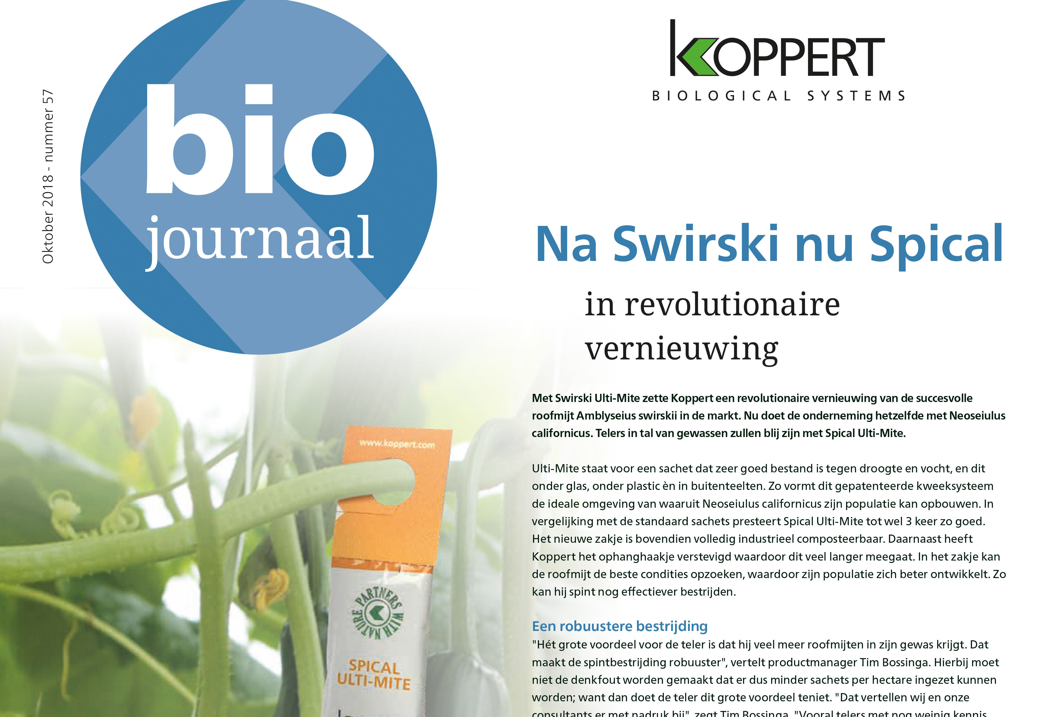 Nieuwste editie Biojournaal ook online beschikbaar