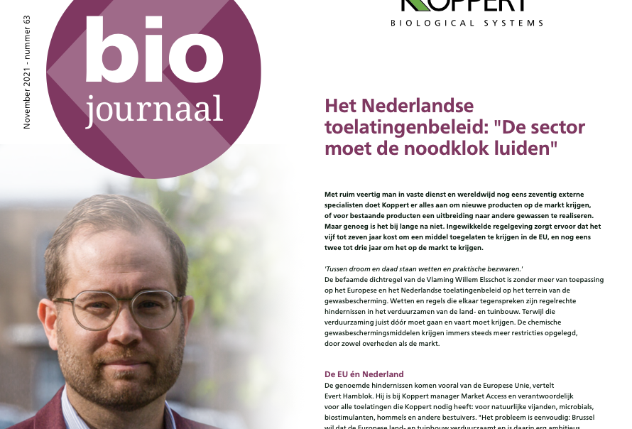 Nieuwe editie Biojournaal online beschikbaar
